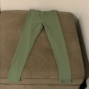Green leggings